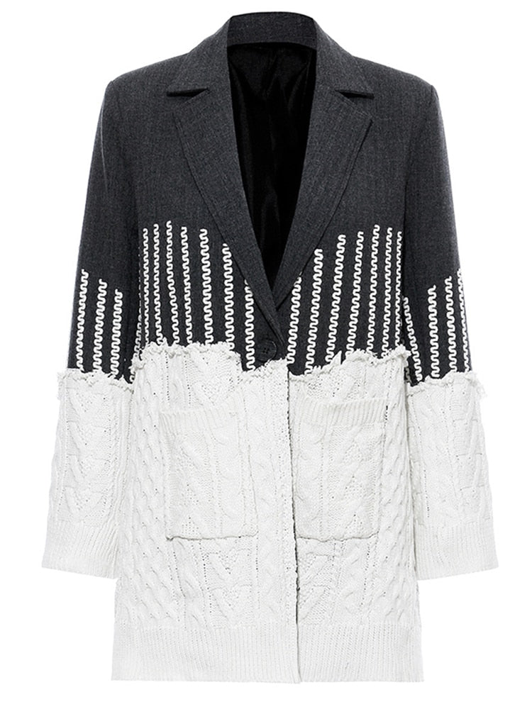 Knitting Woolen Coat for UNUSUAL Winter UNUSUAL