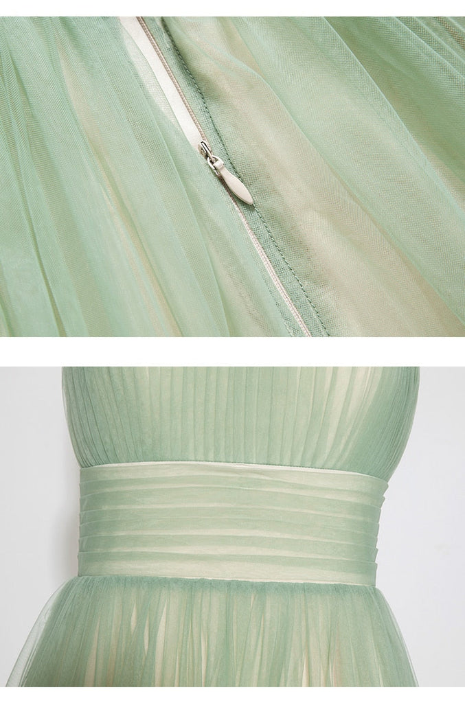 Elegant Gown Maxi Dress (Green Color) - Ready to ship