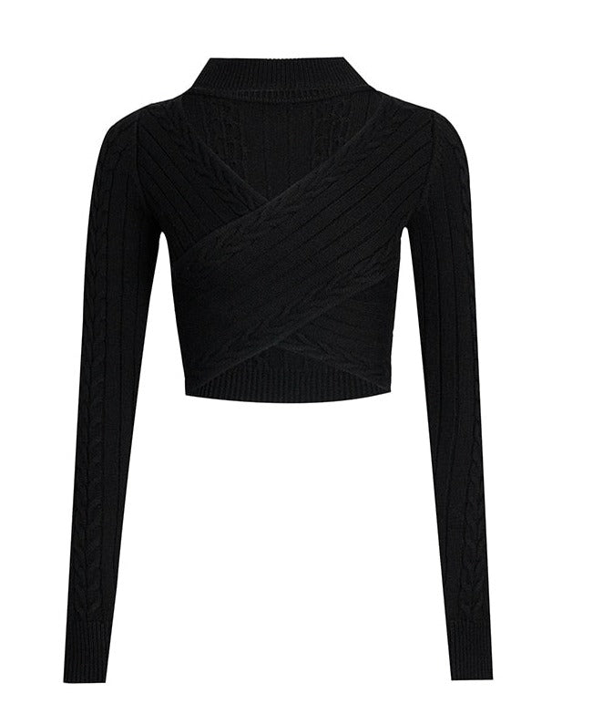 Black Short Sweater