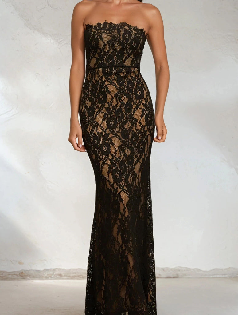Elegant Off Shoulder Maxi Dress