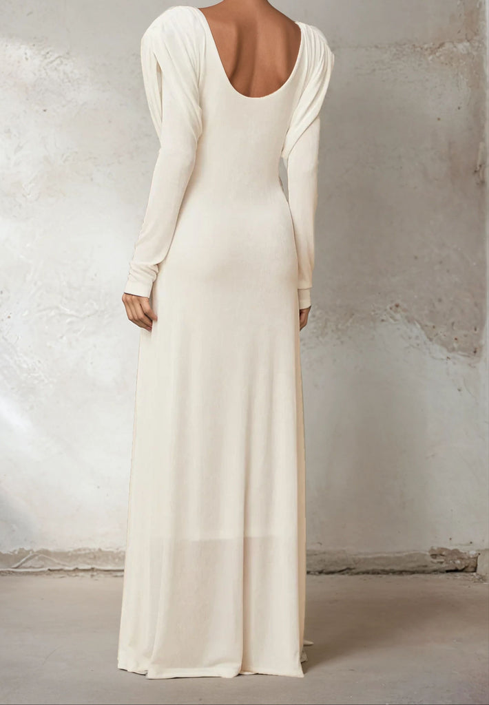 Slimming Metal Buckle Dress