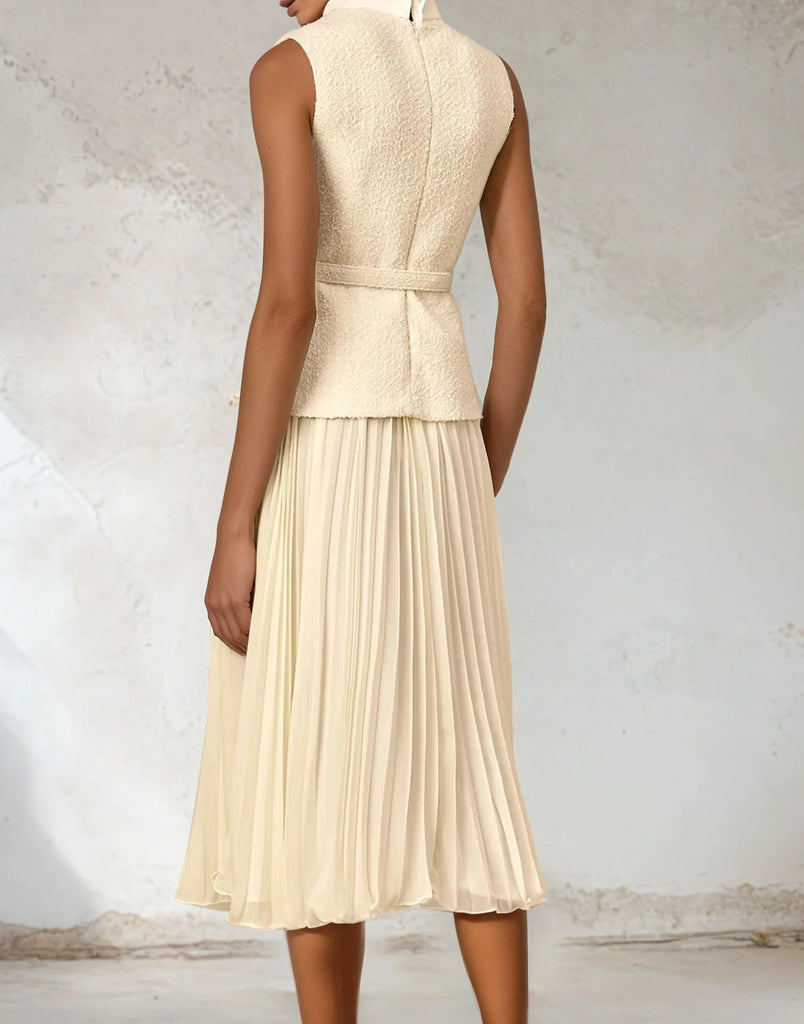 Slimming Belted Dress