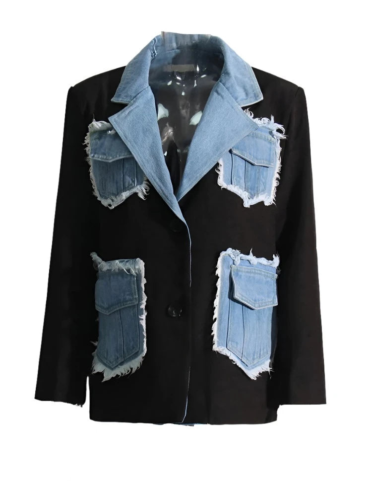 Patchwork Denim Jacket