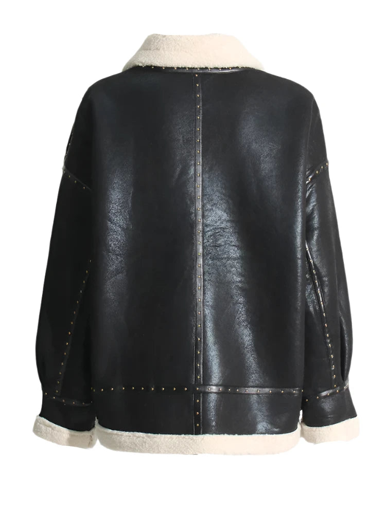 Leather Zipper Jacket