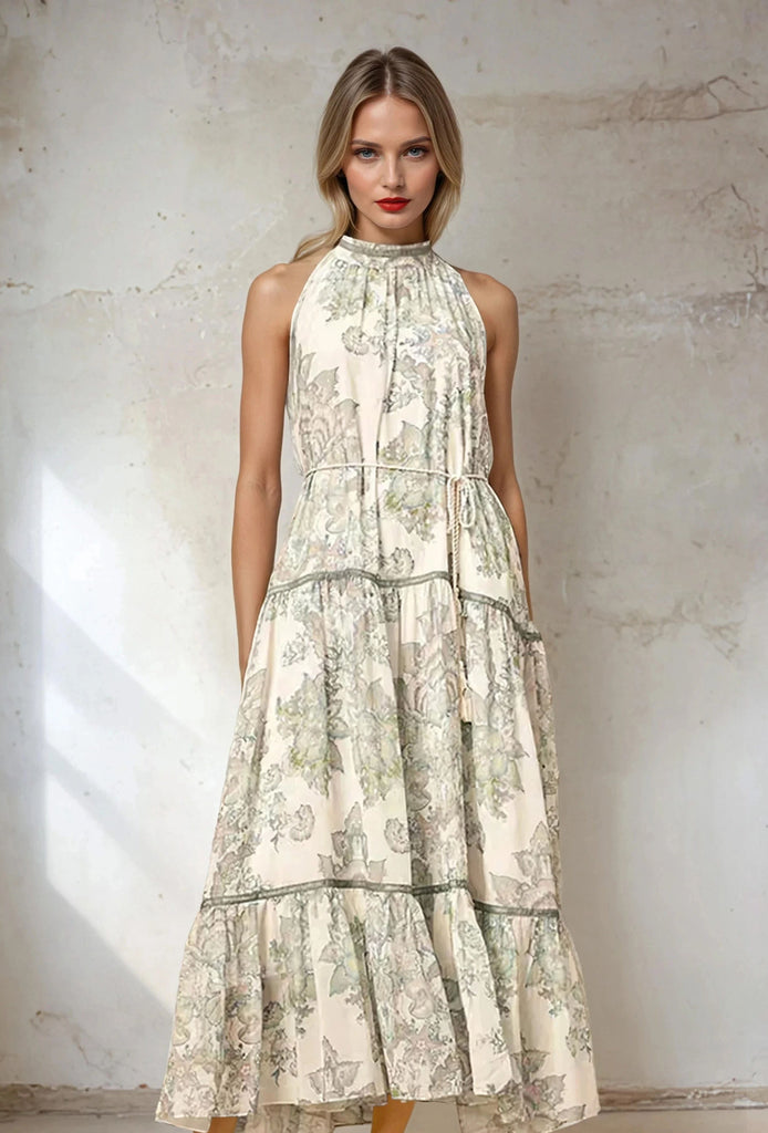 Vintage printed dress