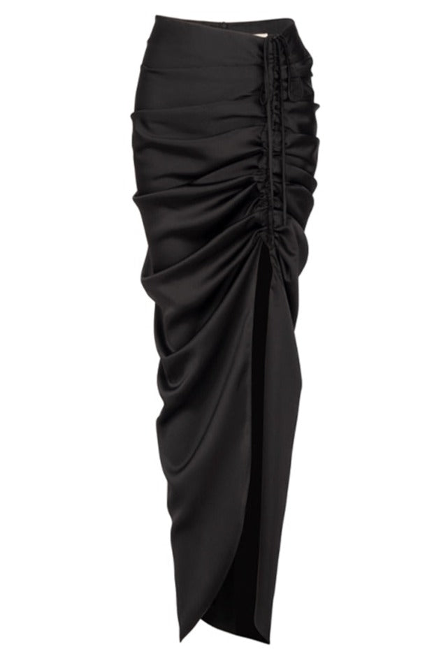 Black Pleated UNUSUAL  Skirt
