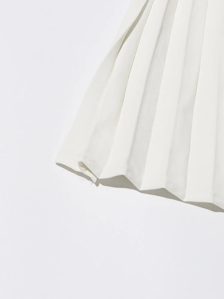 Two Piece Set (Asymmetrical Long Sleeve Blazer with High Waist Skirt )- NEW