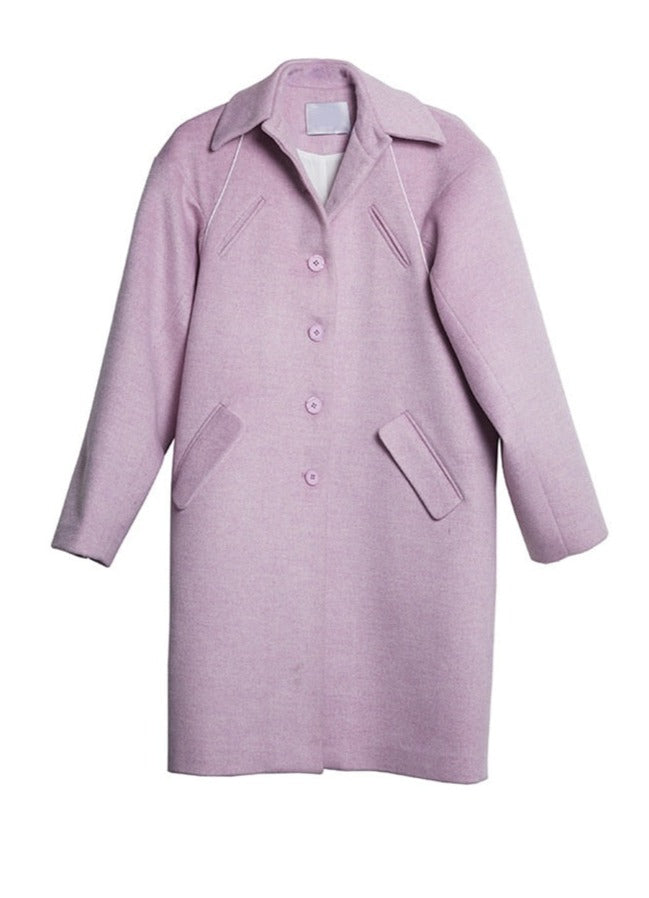 Pink Woolen Coat