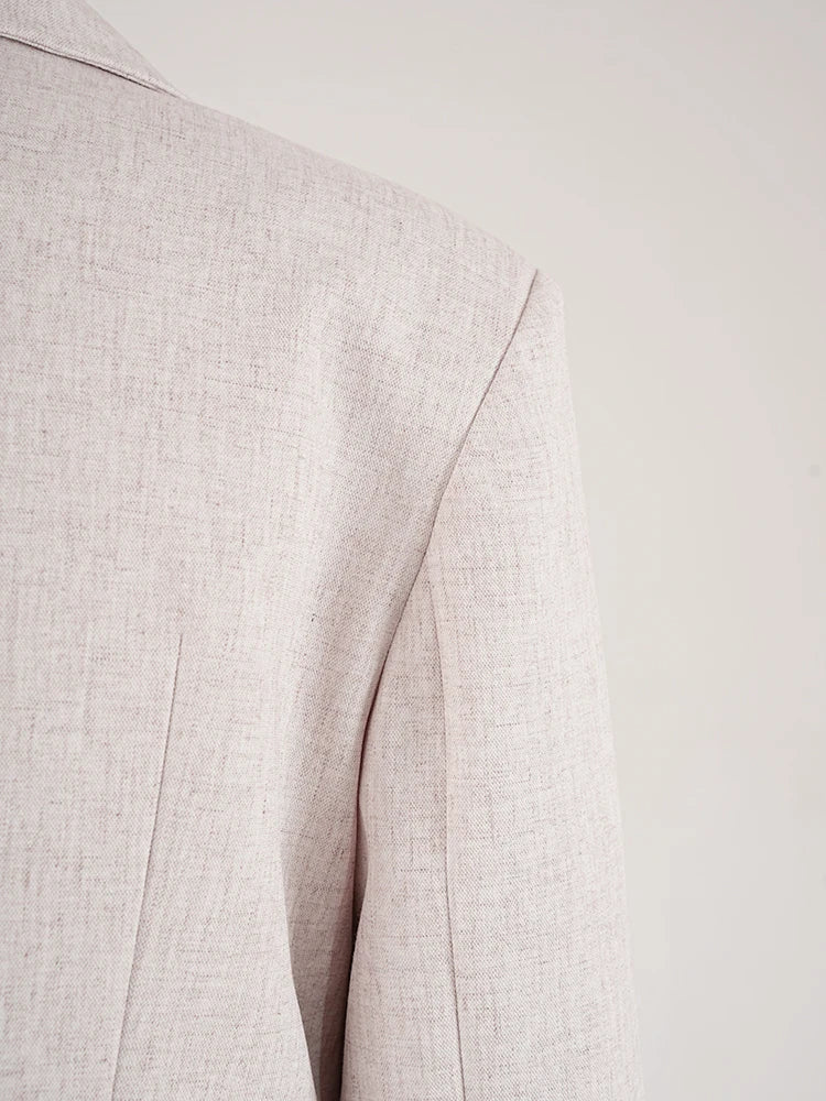 Apricot Spliced Blazer