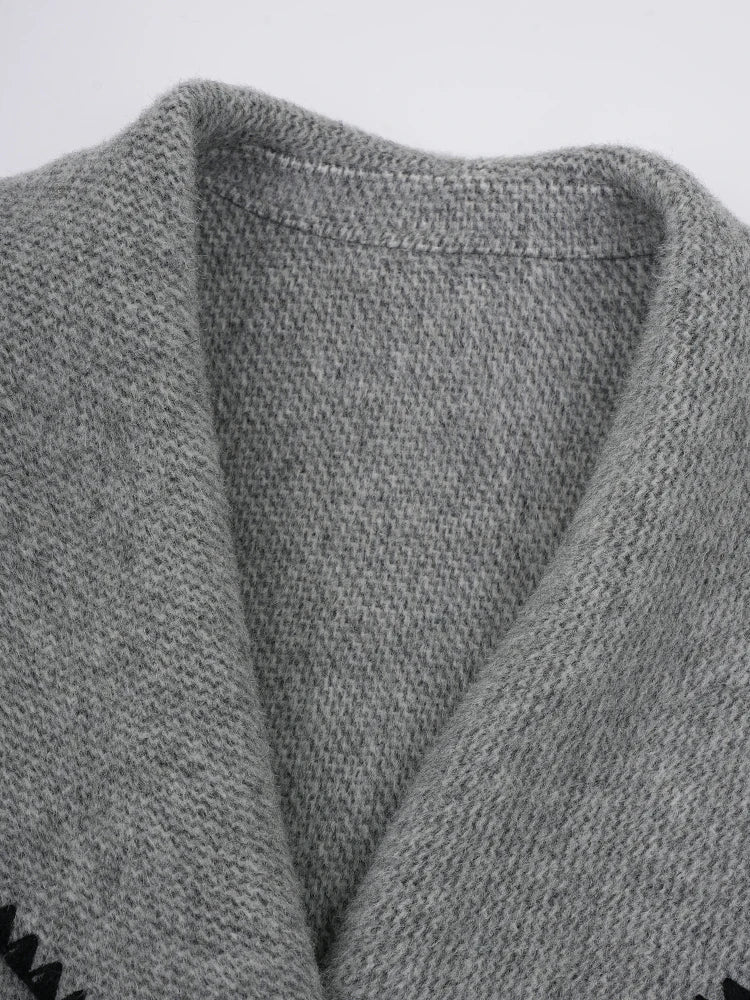 Woolen Gray Short Coat ( 90% Wool)