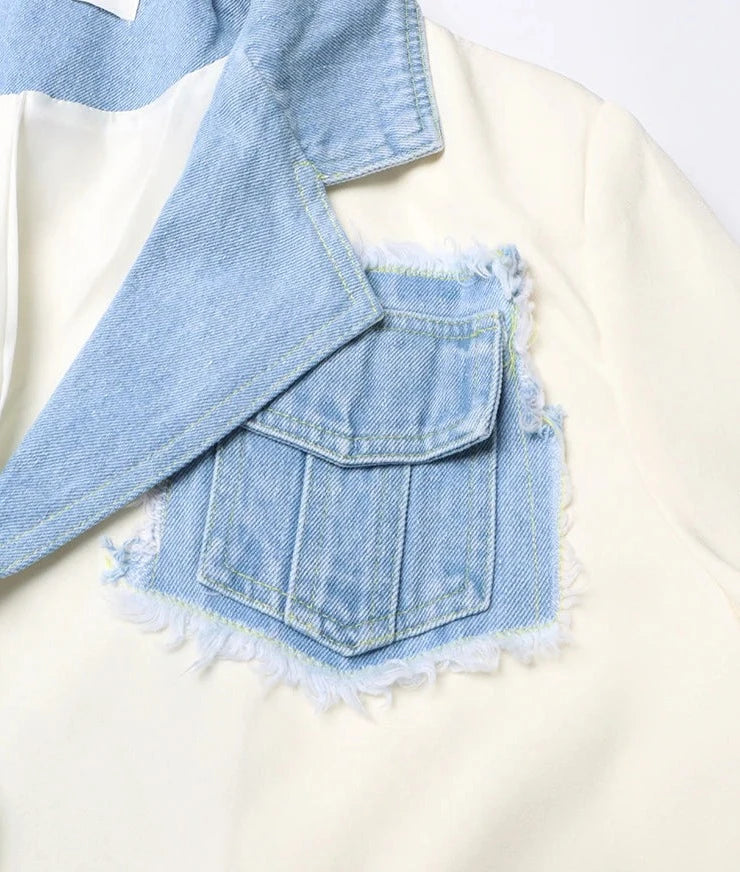 Patchwork Denim Jacket