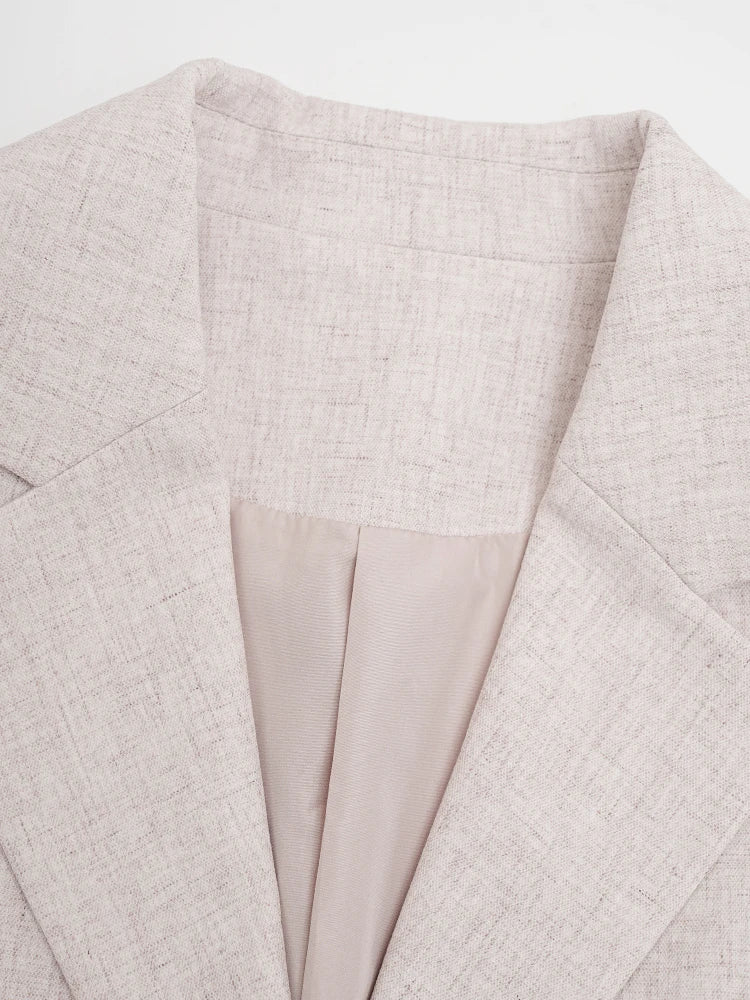 Apricot Spliced Blazer