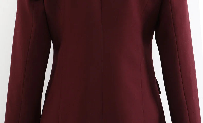 UNUSUAL Burgundy Trench Midi Dress