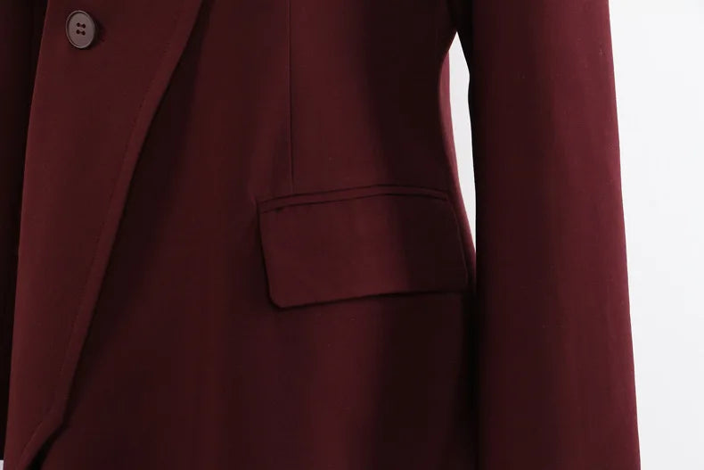 UNUSUAL Burgundy Trench Midi Dress