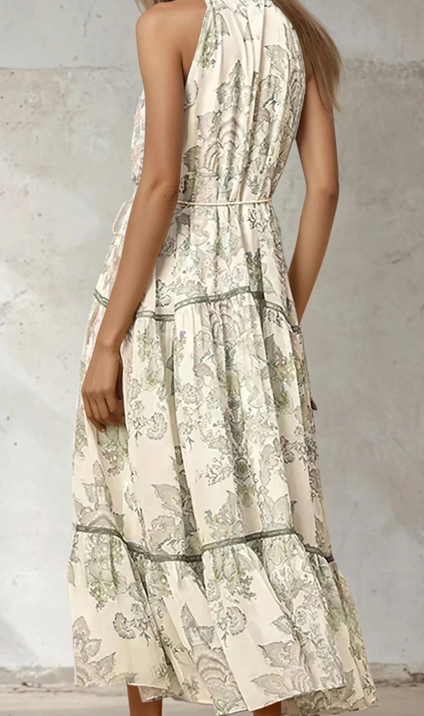 Vintage printed dress