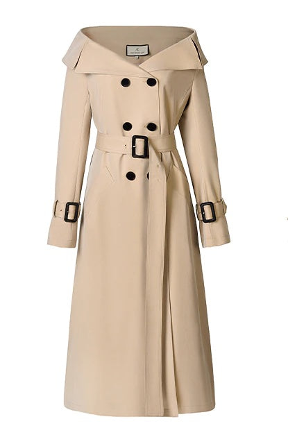 Light brown Trench coat for UNUSUAL Winter