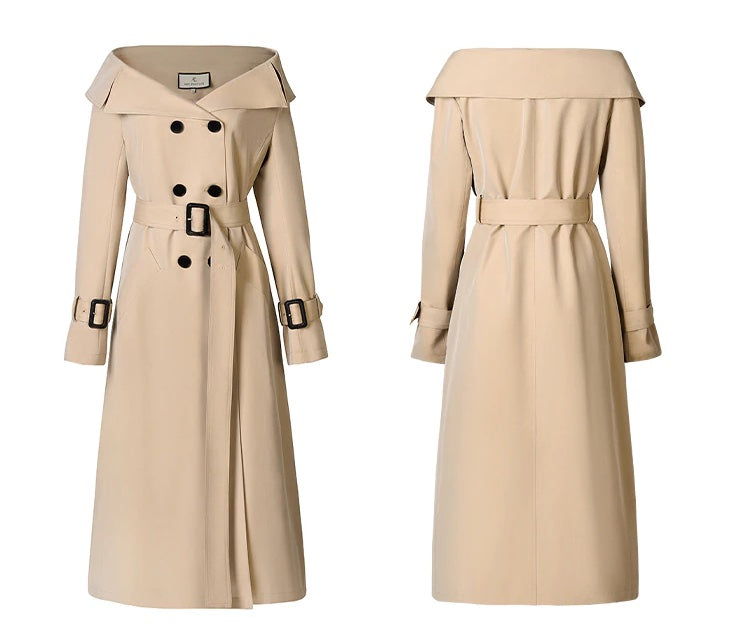 Light brown Trench coat for UNUSUAL Winter