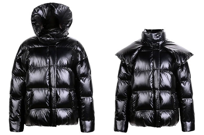Winter Black Puffer Jacket for UNUSUAL Winter
