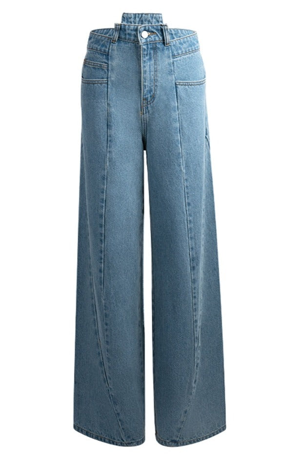 UNUSUAL High Waist Denim Pants