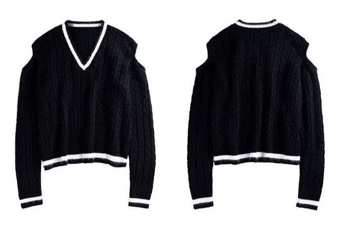 Knitted hollow out Sweaters