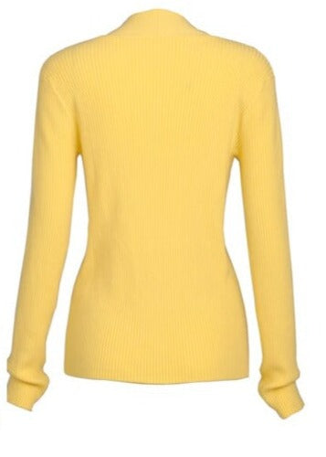 Yellow Knitted Top