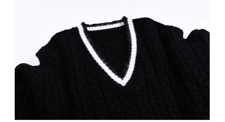 Knitted hollow out Sweaters