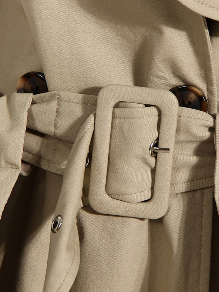 Pocket Big Size Trench Coat for UNUSUAL Winter
