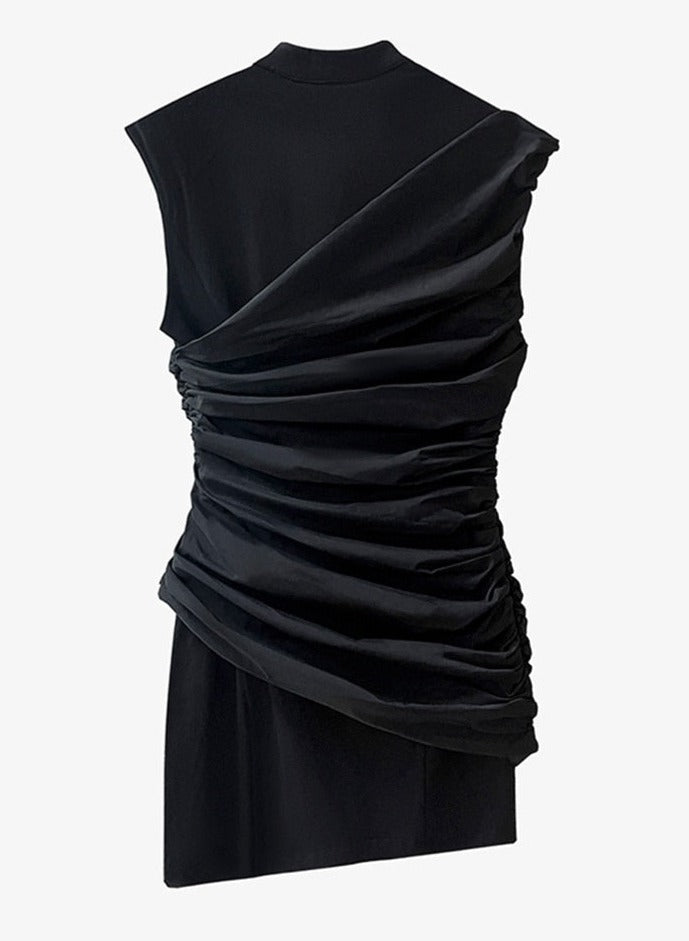 Black Hollow Mini Dress