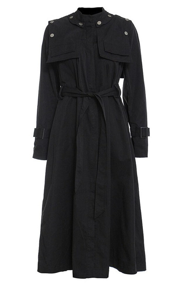 Stitch Long Trench Coat