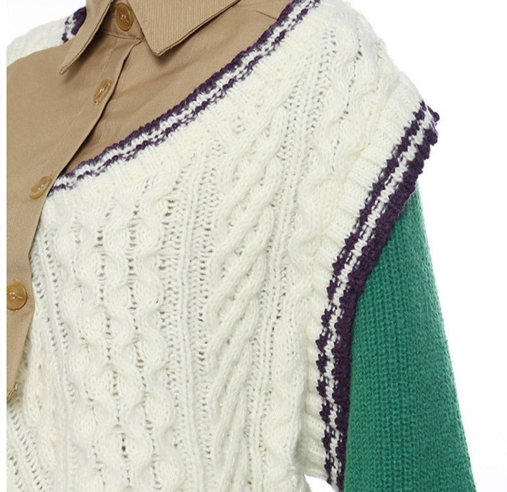 UNUSUAL Big Size Knitting Sweater- Ready to Ship