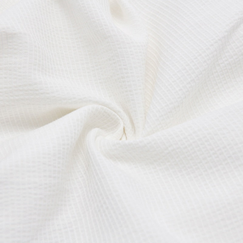 White Elegant Shirt Dress