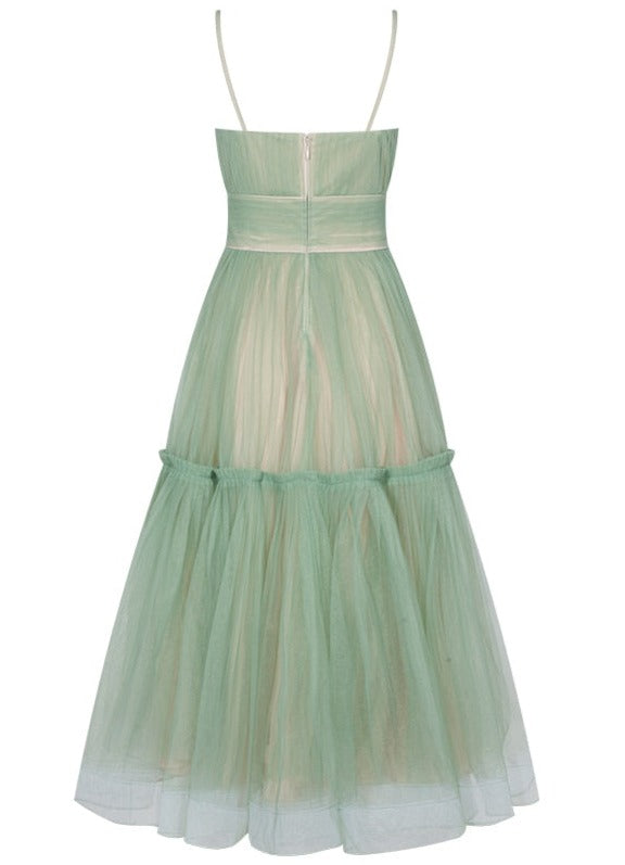 Elegant Gown Maxi Dress (Green Color)