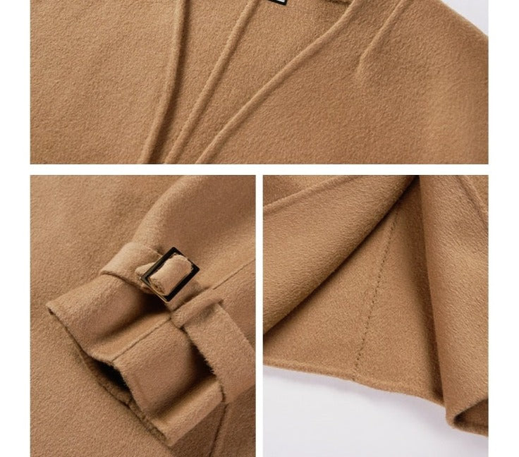 Double Woolen Coat with Removable Jacket  (Made of 100% Wool ) for UNUSUAL Winter