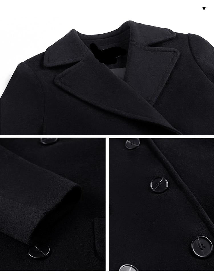Black Woolen Coat for UNUSUAL Winter
