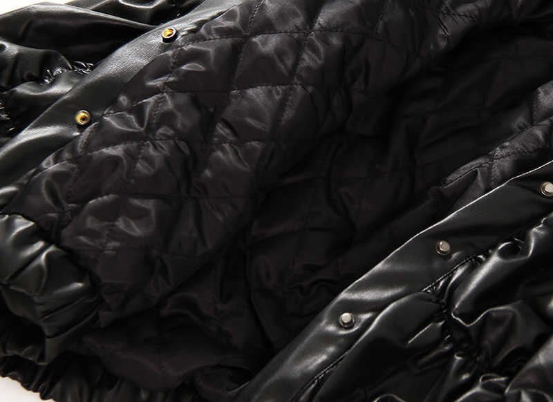 Leather Wrinkled Jacket