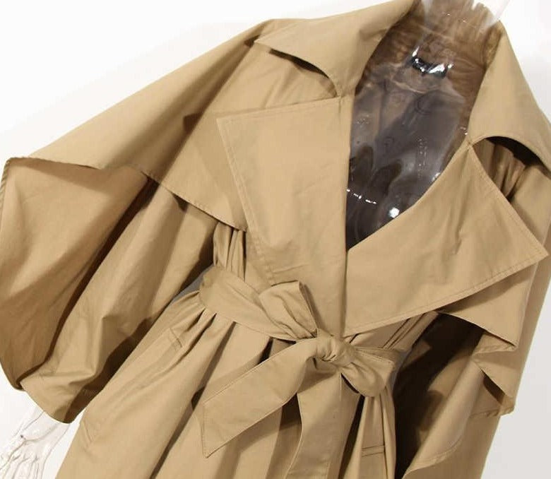 Khaki Cloak Trench coat