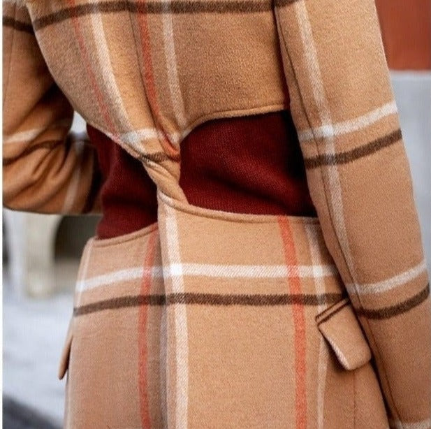 Hollow out woolen coat for UNUSUAL Winter