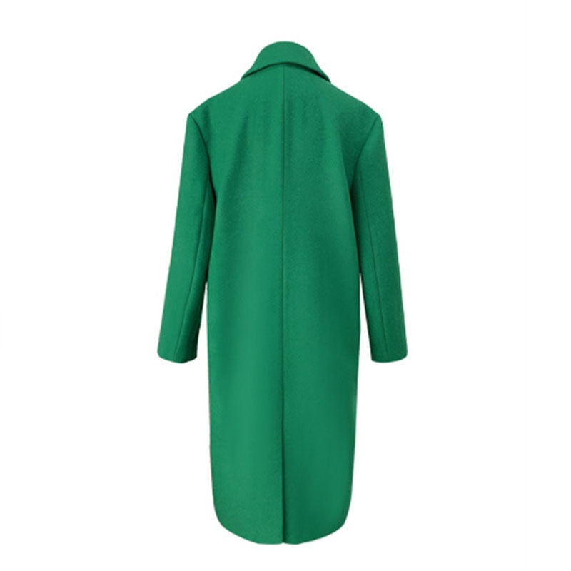Green Woolen Coat
