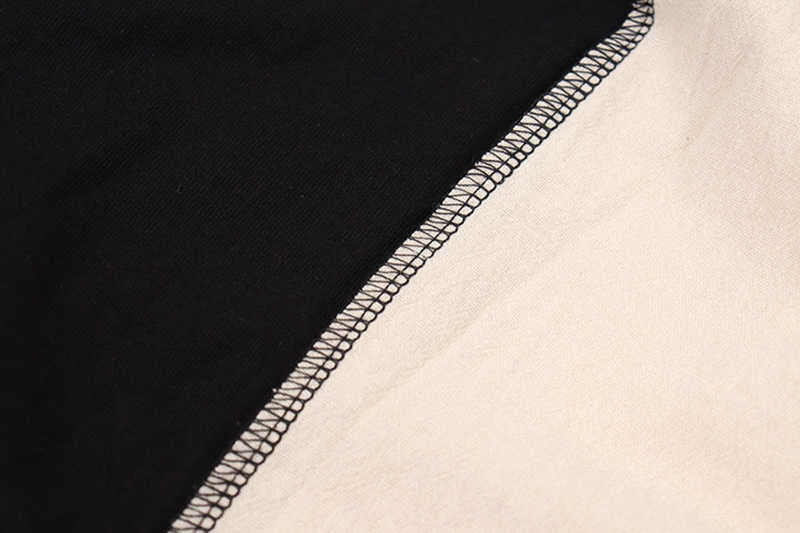 Black White Contrast Color Midi Dress- Ready to Ship