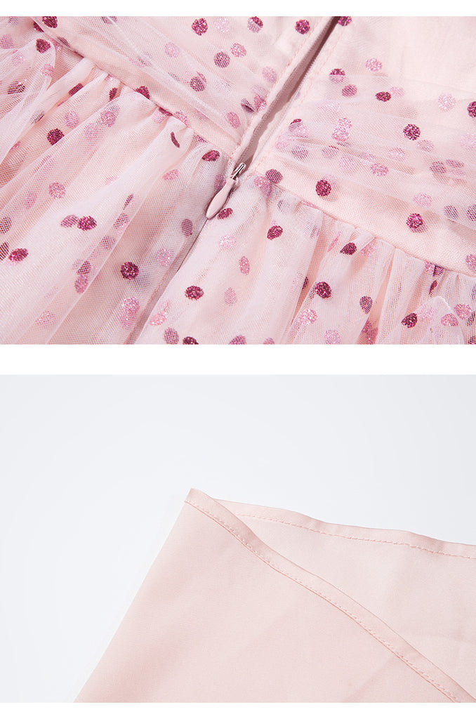Pink Dot Party Maxi Dress- New